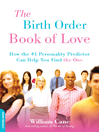 Cover image for The Birth Order Book of Love